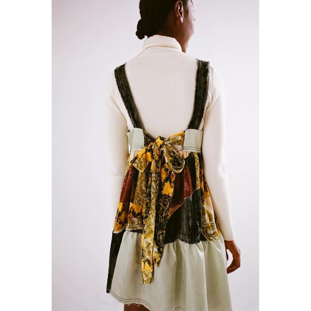 Urban Outfitters Folklove Handkerchief VTG Boho Babydoll Dress M Fairy Grunge - Picture 3 of 12